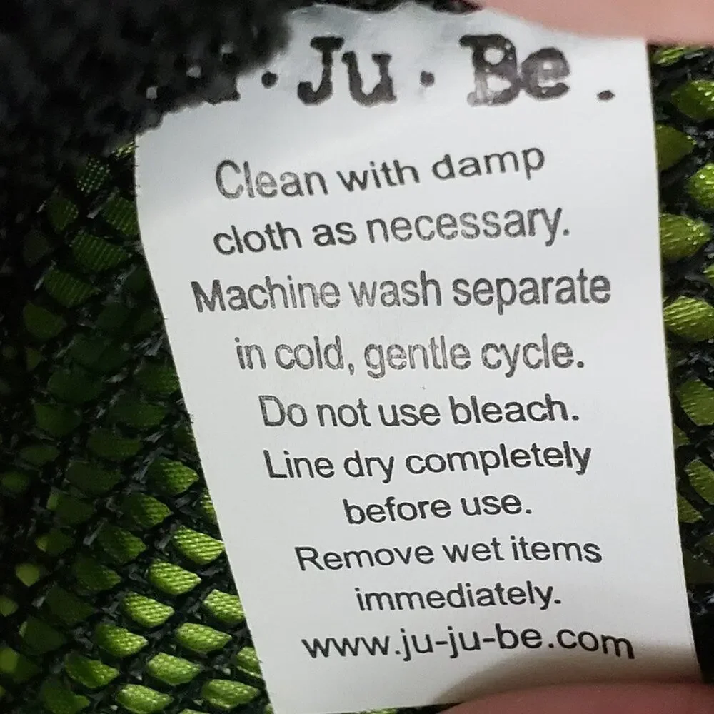 Ju-Ju-Be Diaper Bag Better Be in Royal Envy Blue White Multi Pocket Adjustable